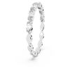Swarovski Vittore Marquise Ring, white, rhodium-plated, 58