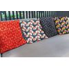 Stoffbook Blue Polyester Canvas Colourful Dots Outdoor Fabric Fabrics, E335 (Blue)