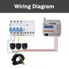100A Split Core Current Sensor Transformer 1000:1 Ratio AC Current Transformer Coil, Mini Split-CT for Energy Meter