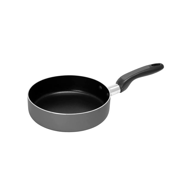 Strix Design Simple Mini Frying Pan, Dark Gray, Gas Fire/Induction Compatible, Mini SA-154 (Approx.) Total Length 12.2 x Width 6.5 x Height 2.8 inches (30.9 x 16.5 x 7.1 cm)