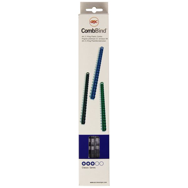 GBC CombBind Binding Combs 6mm A4 Red (25 Sheets Capacity)