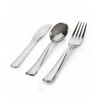 50 Pc Plastic Silver Knives Appears As Stainless Steel Single Use
