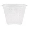 Graduated Plastic Medicine Cups, Case, mL/cc only