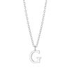 Philip Jones Sterling Silver Initial G Necklace