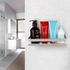 IGNPION Badezimmer Küche Regal Korb Silber,25CM