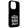 Bricklayer My Hands Are Full Heart Case for iPhone 14 Pro