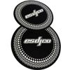 Pro DJ Essentials 2-Pack Classic ESDJCO Matrix Turntable Strobe Slipmats - Black