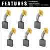 Carbon Brushes 6 Pack – For Dewalt Saws & Power Tools Durable Replacements