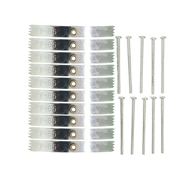 GXWzhanbo 10 Pack Switch Socket Screw Hook Wall Socket Back Box Repair Clip Support Rod 86 Type Cassette Repair Tool Light Switch Back Box Screw Switch Box for Wall Outlet Switch