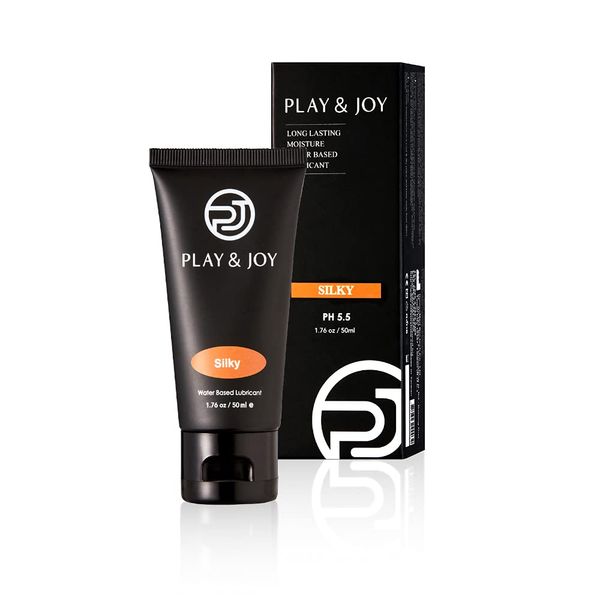 PLAY&JOY Lubricant Jelly Lotion Lubricant Moisturizing, Water Soluble and Irritation-Free (50ml Silky)