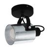 Eglo Berregas Single Spotlight Black, Chrome