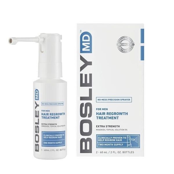 BosleyMD Hair Regrowth Treatment Spray for Men 2 oz