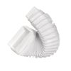 110x55mm Flexible Duct with Connectors - Rectangular Flat PVC Ducting
