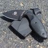 KA-BAR TDI Law Enforcement Straight Edge Knife,Black