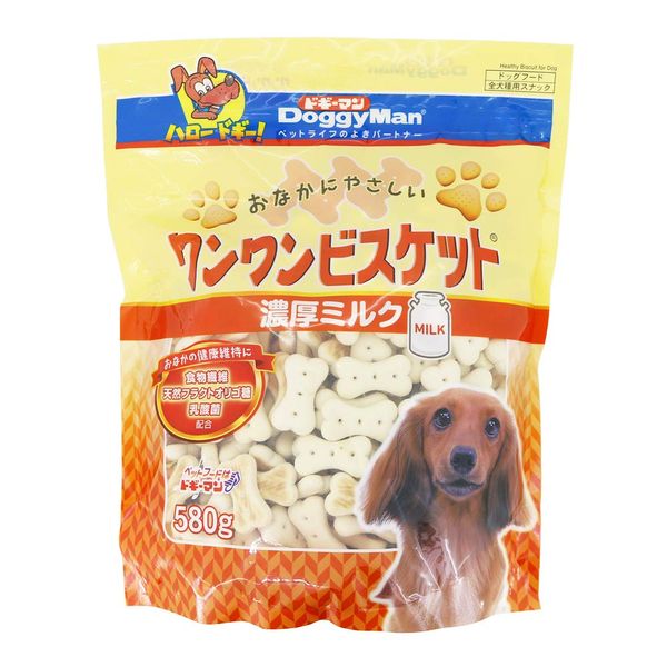 Doggyman Dog Treats Tummy Friendly Doggie Wan Wang Biscuits, 1.0 oz (580 g) (x1)