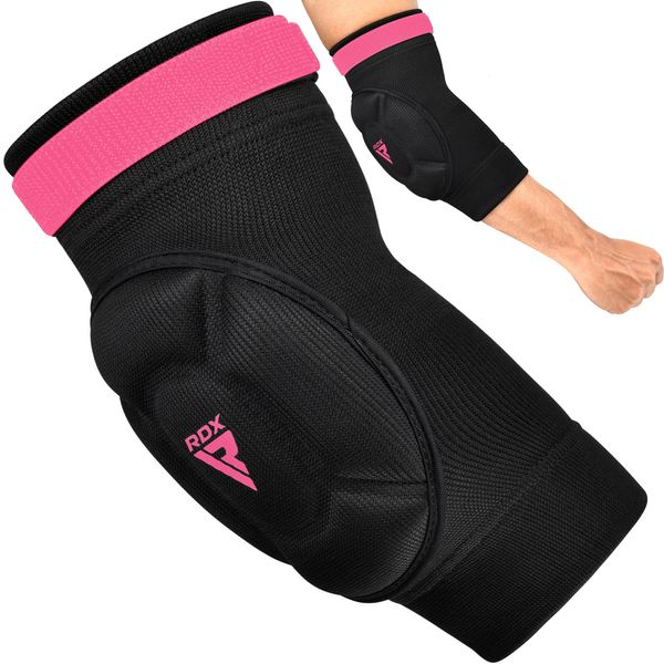 RDX Ellbogenschoner Kampfsport, Ellenbogenschutz MMA Muay Thai, Ellenbogenschützer Thaiboxen Ellbogenschützer Handball Volleyball Ellbogenschutz Boxen Training Gepolstert Ellbogenbandagen Elbow Guard