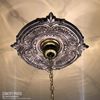 Ekena Millwork CMP13TR Traditional Ceiling Medallion, 13"OD, Unfinished