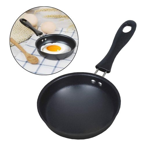 Sun Terriory Frying Pan One Egg Pancake Round Mini Non Stick Fry Pan 4.7-inch mini cast iron skillet