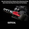 Alloy Red Tactical KeyMod Modular Direct Attachment Quick Detach QD Sling Swivel Mount Kit-Push Button