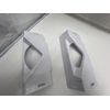 QTY 9 Drawer Mounting Bracket Replacement, White Steel