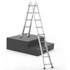 Telescoping Ladder A Frame 17 FT Extension Multi-Function for Homework