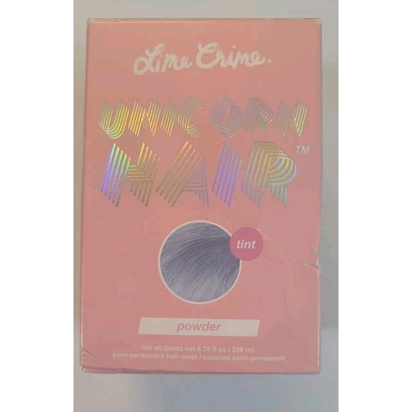 Lime Crime Unicorn Hair Dye Full Coverage Semi Permanent POWDER COLOR 6.76 Fl oz