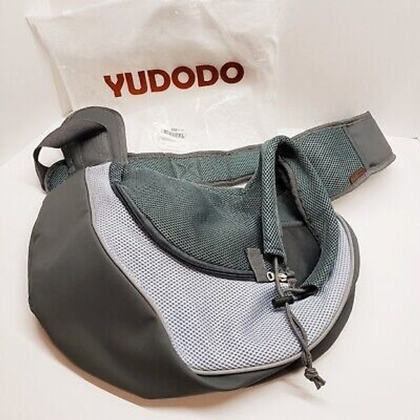 YUDODO Pet Dog/Cat Sling Carrier Breathable Mesh Travel Sling Bag Size Small