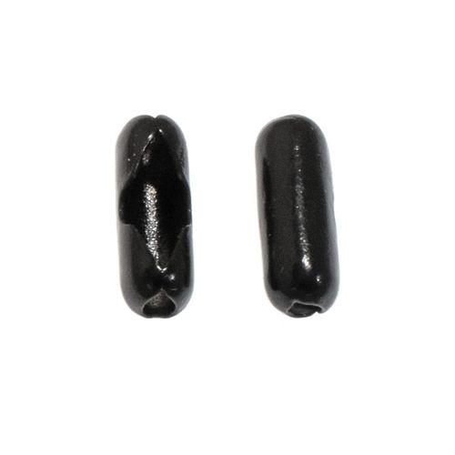 Black #6 Ball Chain Connectors, for Lamp or Fan Pull Chain 50/Pkg