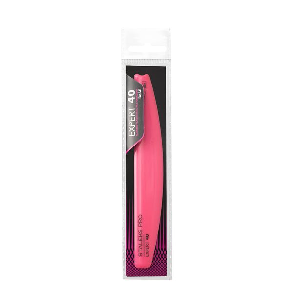 Staleks Pro, Acrylic Half Moon Base, for Disposable Nail Files, Manicure Pedicure, SPBE-40