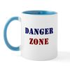 CafePress Danger Zone Mugs 11 oz (325 ml) Ceramic Coffee Mug