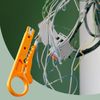 Luckious 1 PC Easy Stripper, Mini Stripper, Economy Network Cable Cutter, Portable Impact Punchdown Tool for Network Data Cables, Phone Cables, Computer UTP Cables