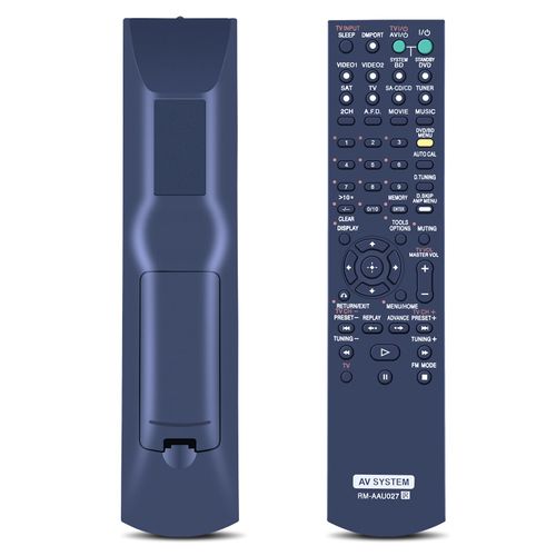 RM-AAU027 Replace Remote fit for Sony Home Theatre System RM-AAU021 HTSS2300/C STRDG520 HT7200DH HT-DDW5500 STR-KM5500 TA-KMSW500 SS-MSP7500 SS-CNP7500 SS-SRP7500 SS-WP7500