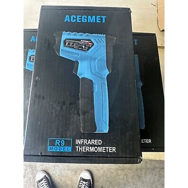 Infrared Thermometer, ACEGMET Thermometer Gun -58℉~1022℉ (-50℃～550℃) Blue READ!!