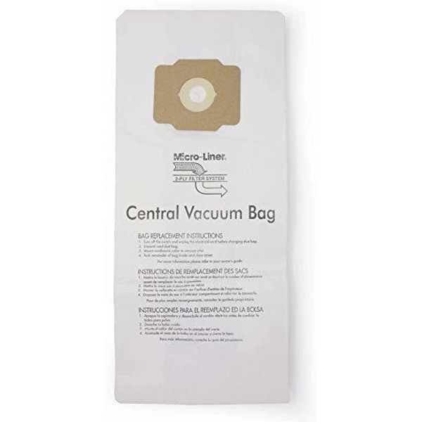 DVC Replacement Vacuum Bags for 6 Gallon Eureka, Beam, Electrolux Central Vacuum