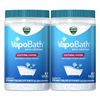 Vicks Vapobath Bath Crystals 2 Pack 15 Oz Soothing Bath Soaking Solution With Vicks Vaporub Vapors 30 Ounce (OLD)