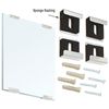 CRL 3061501 Brite Chrome Quartet Mirror Clip Set