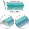 2 Pack Barber Straightening Comb Attachment Hair Straightener Comb Women DIY Combs Accessories Fit Hair Straightening Flat Iron for Low and High Temperature (Purple+Green)