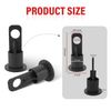AFEISOL 5th Wheel Lifting Bracket Wheel Trailer Hitch Fifth Lifting Hook Replace # 6100, Black