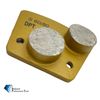 9 Pack Trapezoidal Grinding Discs for Concrete Floor Grinders Soft Bond 60 Grit
