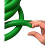 PE Green Corrugated Conduit Flexi Pipe Tube Split 23mm - 5m