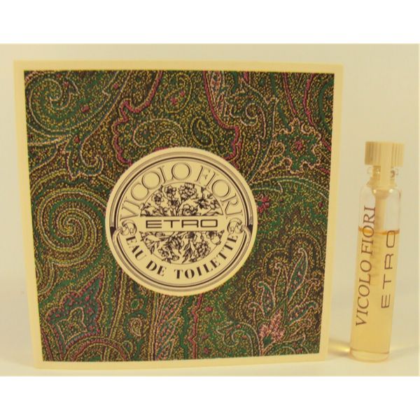 ETRO VICOLO FIORI EDT Splash Lot of 50 Carded Vials NEW ORIGINAL FORMULA