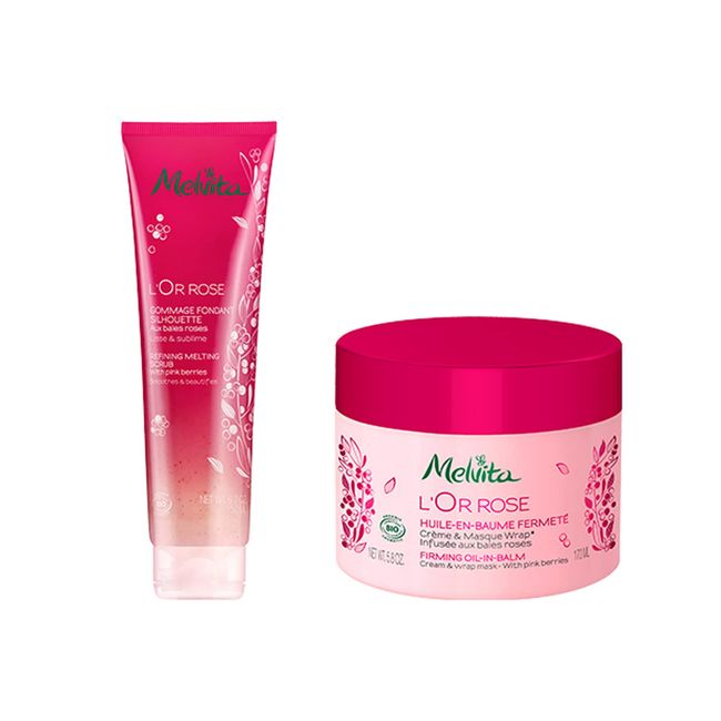 Melvita Pink Body Balm & Scrub Set and More