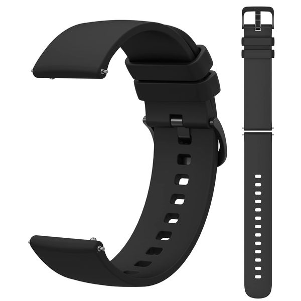 GOHHME Watch Band, Universal Watch Strap, 0.7 inch (18 mm), 0.8 inch (20 mm), 0.8 inch (22 mm) Silicone Band, Rubber Watch Band, Waterproof Replacement Band, 0.7 inch (18 mm), 0.8 inch (20 mm), 0.8