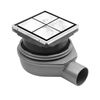 Horizontal Wet Room Drain & Tileable Cover Kit