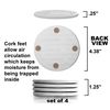 Crown Absorbent Drink Coasters (set of 4)