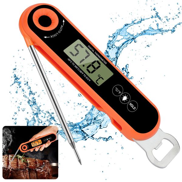 Instant Read Digital Meat Thermometer Cooking BBQ Grill Food Temperature Measure