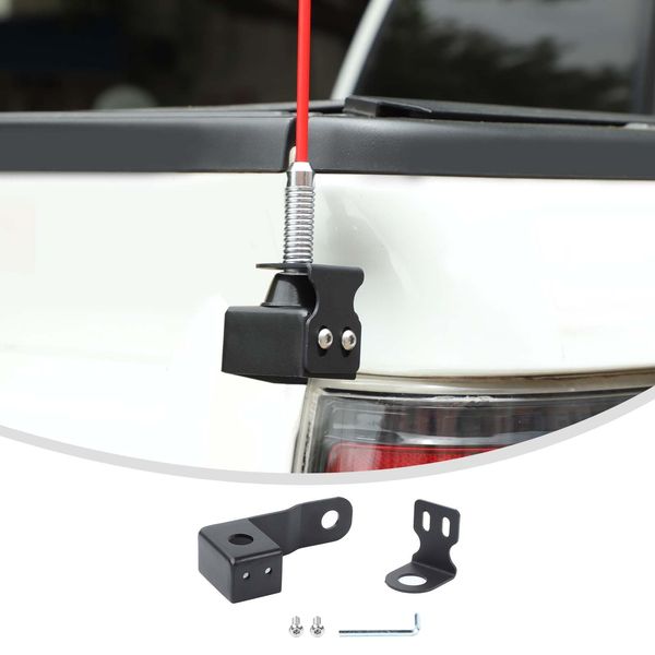 Linskip Heavy Duty CB Antenna Mast Mount Compatible with Ford F150 2010-2014, Tailgate CB & Whip Bracket for F150 Exterior Accessories(Passenger Side)