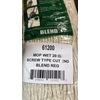 New Layflat Screw-type Cut-end Wet Mop Head, White, 1 Each (IMP261120) 20oz