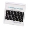Bodermincer 72 Cluster Bundles 3D Effect Glue Bonded Individual LashEyelash Extensions Natural Style (12MM)
