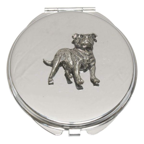 Staffy Compact Mirror Handbag Gift With Free Engraving 346